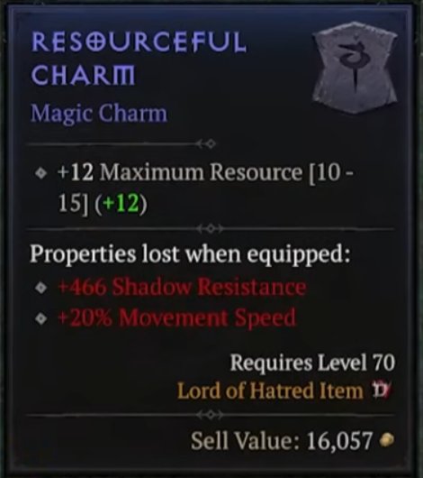 Resourceful Charm